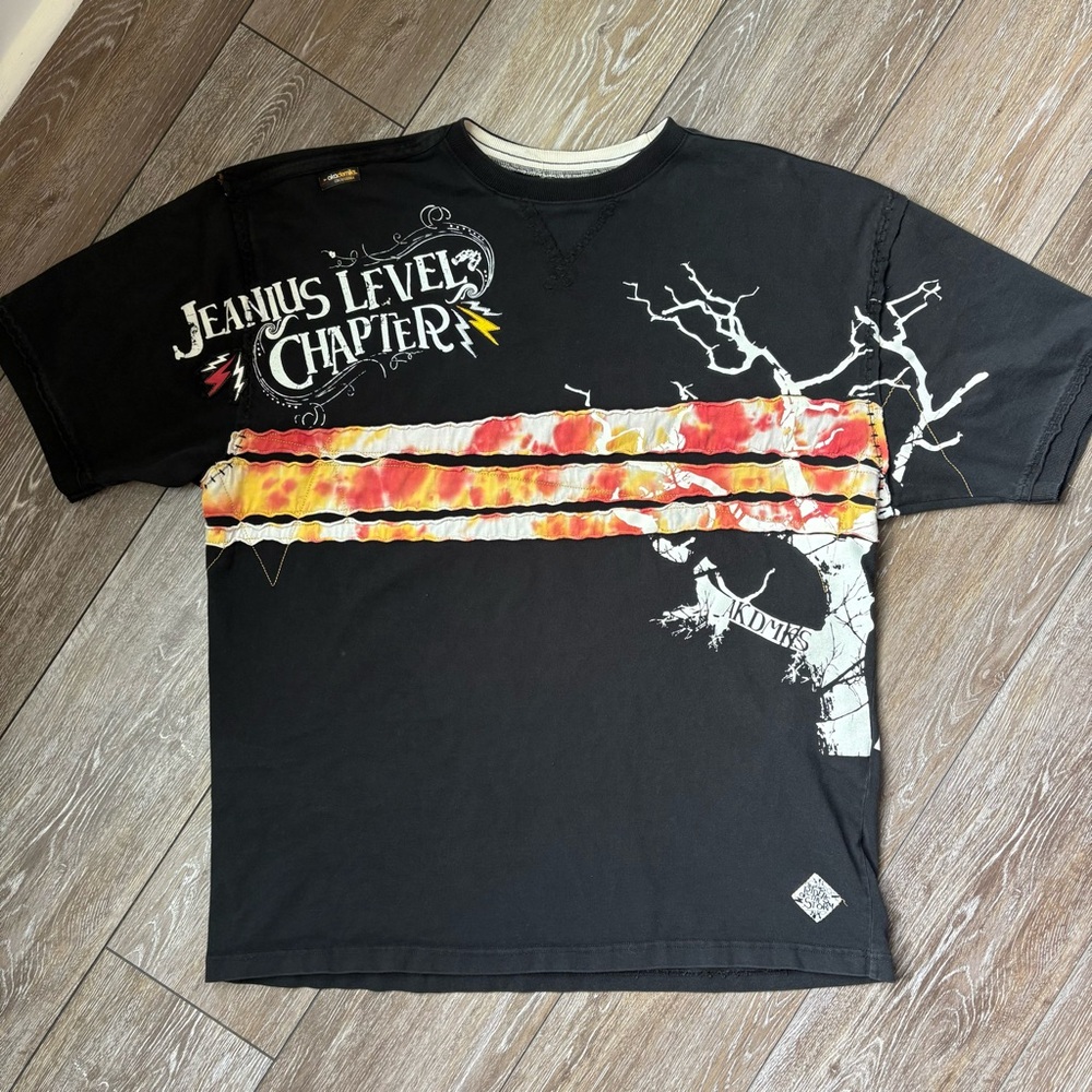 Vintage AKADEMIKS Shirt Men's Size 2XL Jeanius Level‎ Chapter